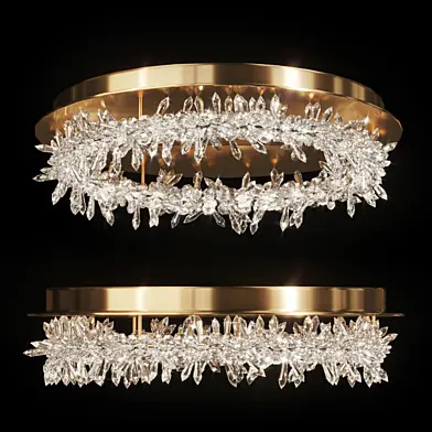 Crystal ring chandelier SIBYL CH