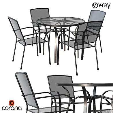 Brenner Round Long Dining Set
