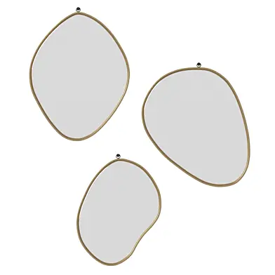 Organic Shaped Mirrors by West Elm