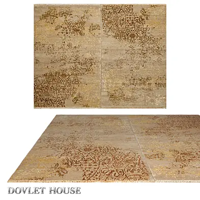 (OM) Ковер парный DOVLET HOUSE (арт 16206)