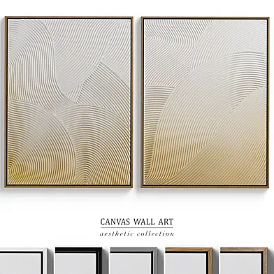 Krogh Relief Abstract Textural Plaster Wall Art C-365