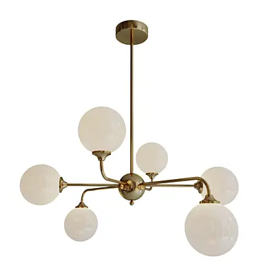 Luxury Glass Ball 6 Chandelier