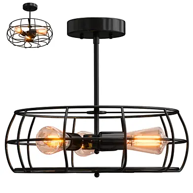 Industrial 3-Light Vintage