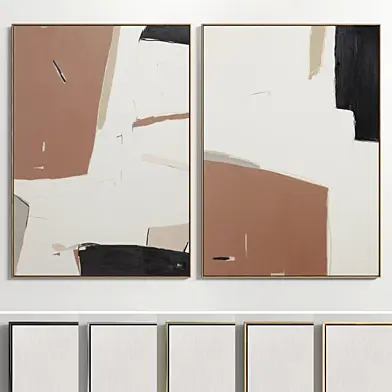 Plaster Two Photo Frame E-29