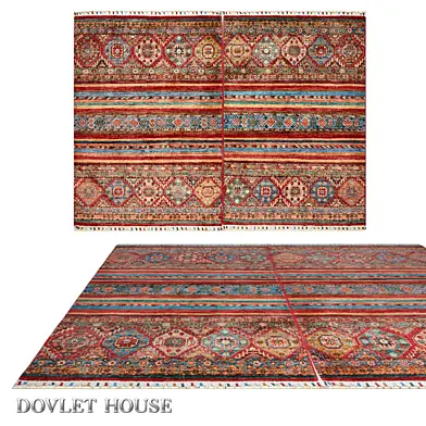 (OM) Ковер парный DOVLET HOUSE (арт 16248)