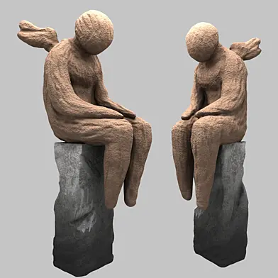 sculpted angel