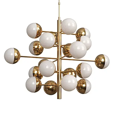 MidCentury Modern 20 Globe Chandelier