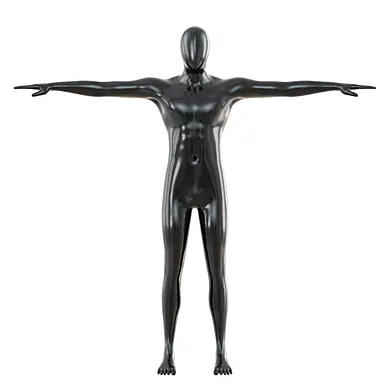 Male mannequin in T-pose