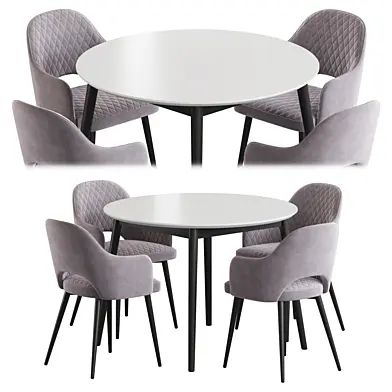 Linda table Leman chair Dining set