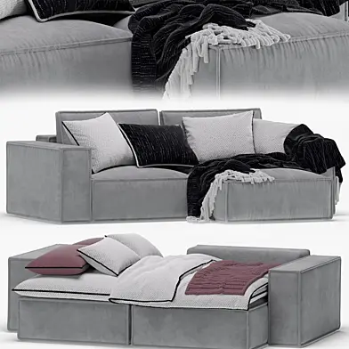 Corner Sofa Ebi Happy Gray / Диван Угловой Эби