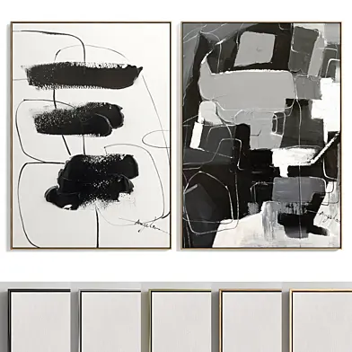 Plaster Two Photo Frame E-42