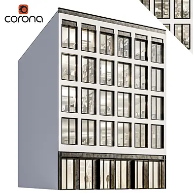 Modern office facade 02