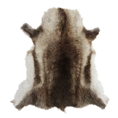 Reindeer skin carpet