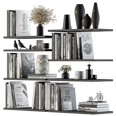 Decorative Set on Shelves and Decor objects - Set 10