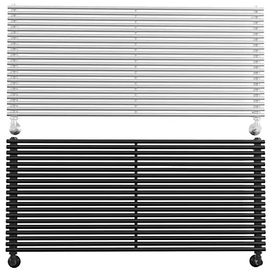 GIADA  Glossy steel towel warmer By CORDIVARI