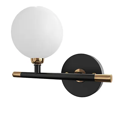 Lightology Black Stick Wall Lamp