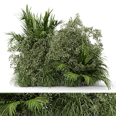 Outdoor Plants Bush -Bush Set 446
