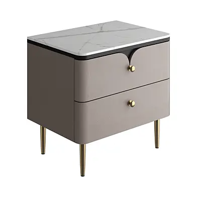 Light luxury bedside table