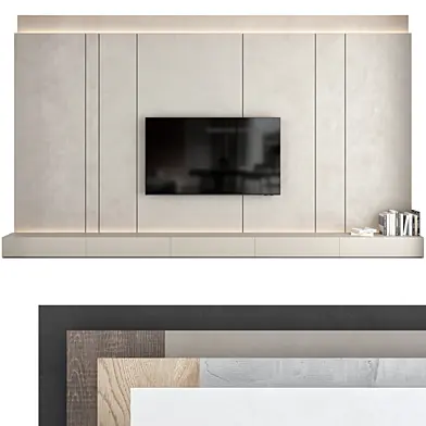 TV Wall Set 03
