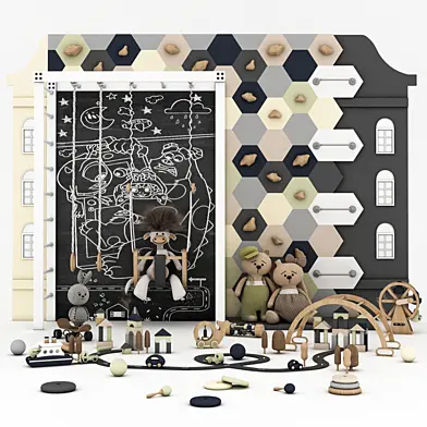 toys and furniture set