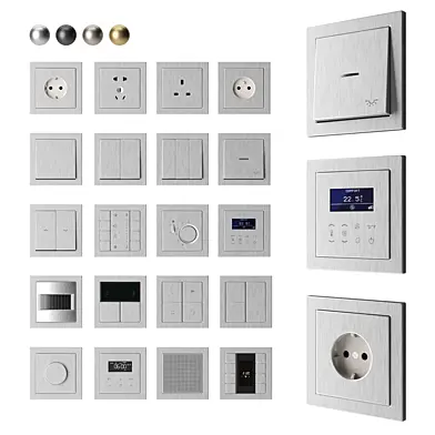 Jung LS Flat design set Metal