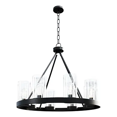 Люстра      Industrial Indoor/Outdoor Round Chandelier    светильник