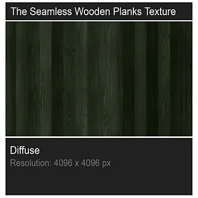 The Seamless Wooden Planks Texture
