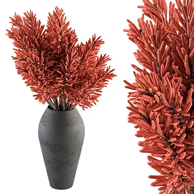 Bouquet - Aloe Vera Branch in Concrete vase 92