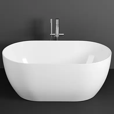 Castano Positano Lucite Acrylic 1400 mm Free Standing Bath