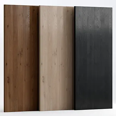 Oak_Knotty wood with 3 materials