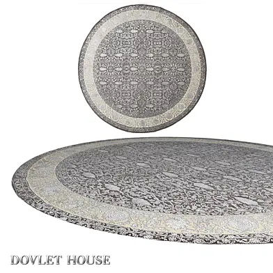 (OM) Ковер круглый DOVLET HOUSE (арт 16353)