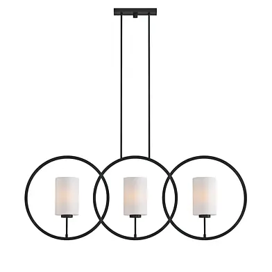 Wide Linear Chandelier