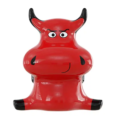 Garden figurine cow