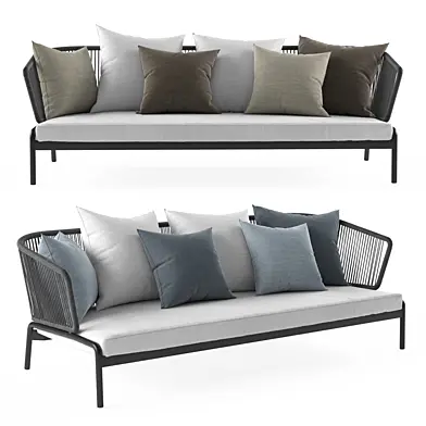 Roda Spool 3-seat Sofa
