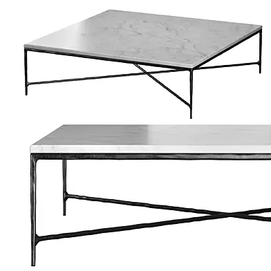 THADDEUS MARBLE COFFEE TABLE