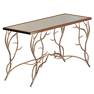 CONSOLE METAL CARVED AMORIE
