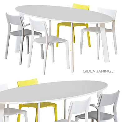 Ikea GIDEA JANINGE Стол и стулья