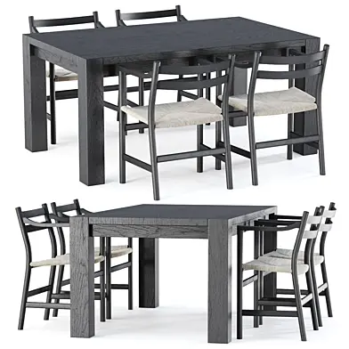 Carl Hansen furniture set_v18 / Садовый набор мебели