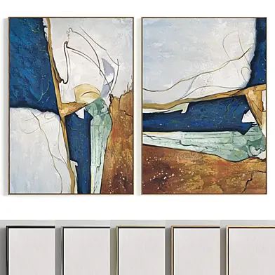 Plaster Two Photo Frame R-139
