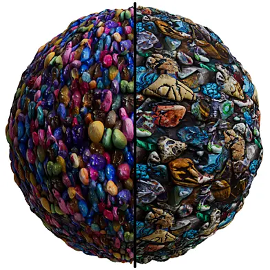 FB339  Beautiful Stones | 2mat | PBR | seamless | 4k