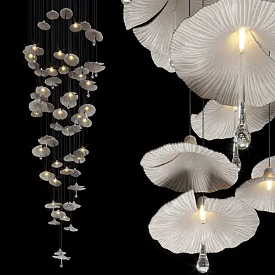 Подвесная инсталляция Vargov® Design - Nelumbo