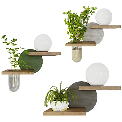LED Lamp Planter 004