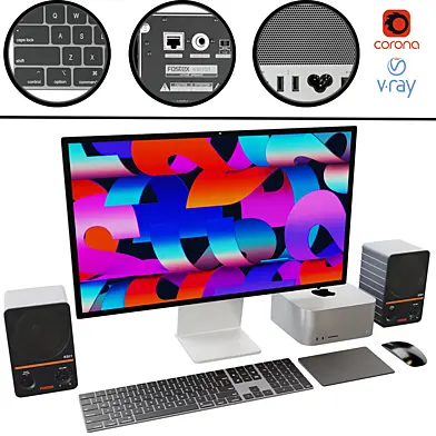 Studio Display 2022/Mac Studio 2022/FOSTEX 6301DT