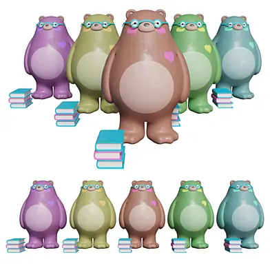 LCX Hong Kong 3 YUMYUM Bear toys