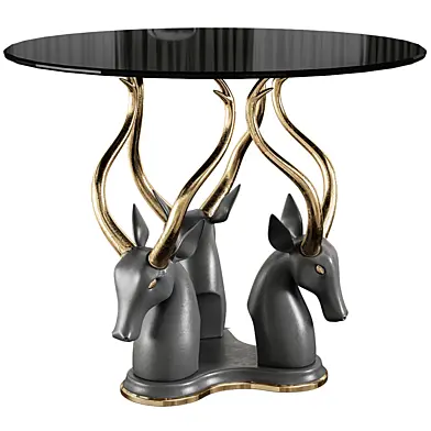 Deer sculpture table