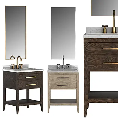 FRENCH CONTEMPORARY POWDER WASHSTAND