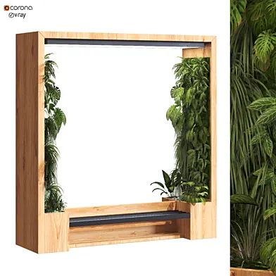 Bench inretior plant collaction set 296
