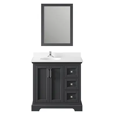 Туалетный столик OVE Emma 36 Dark Charcoal Vanity