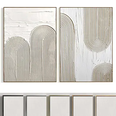 Plaster Two Photo Frame R-197