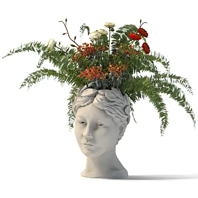 Face Vase decoration